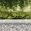 Plænekant 450 x 15 cm Rustfrit stål Sølv