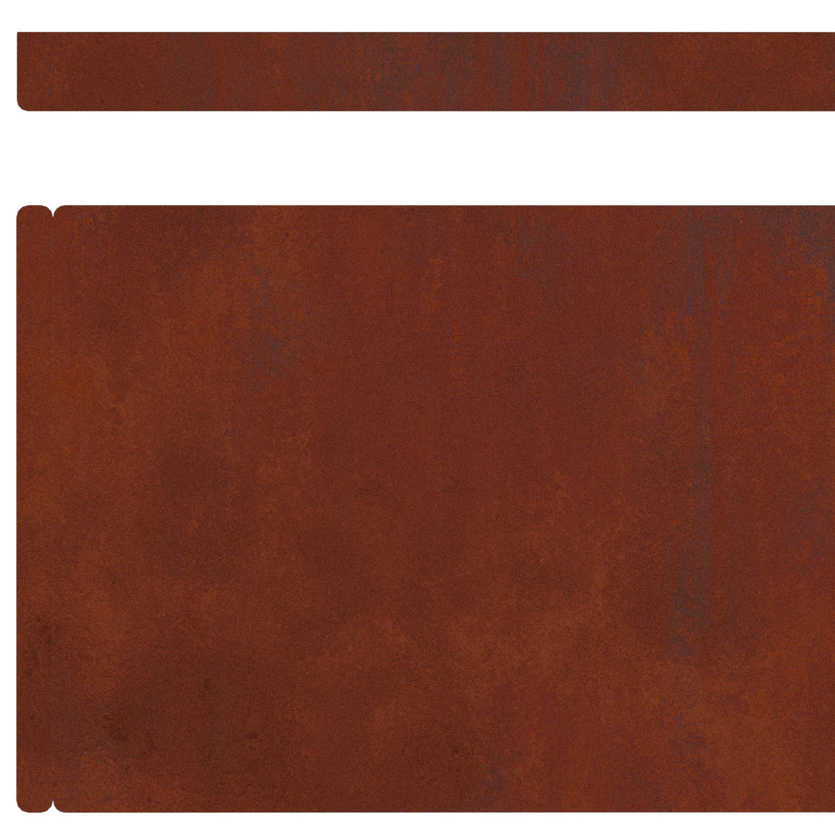 Plænekant 4 stk. 450 x 15 cm Cortenstål Rusten
