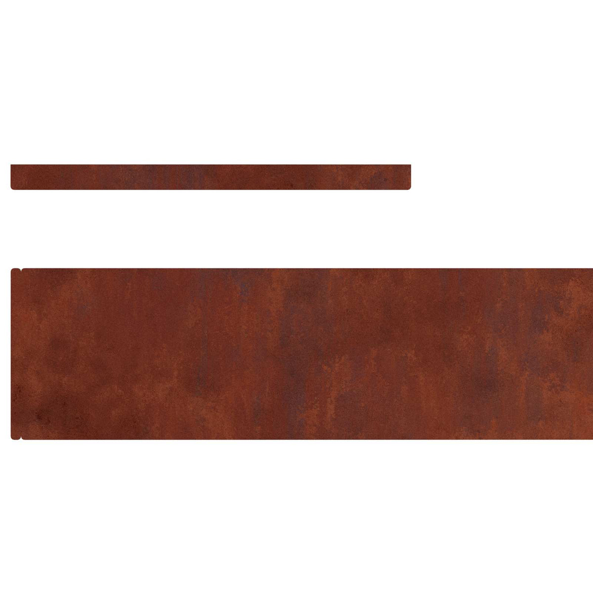 Plænekant 4 stk. 450 x 15 cm Cortenstål Rusten