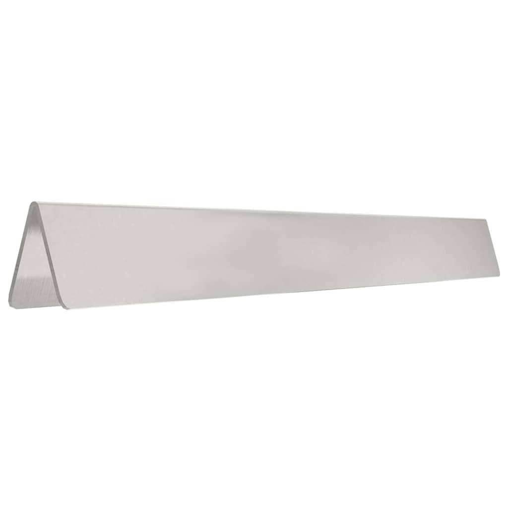 Plænekant 450 x 20 cm Rustfrit stål Sølv