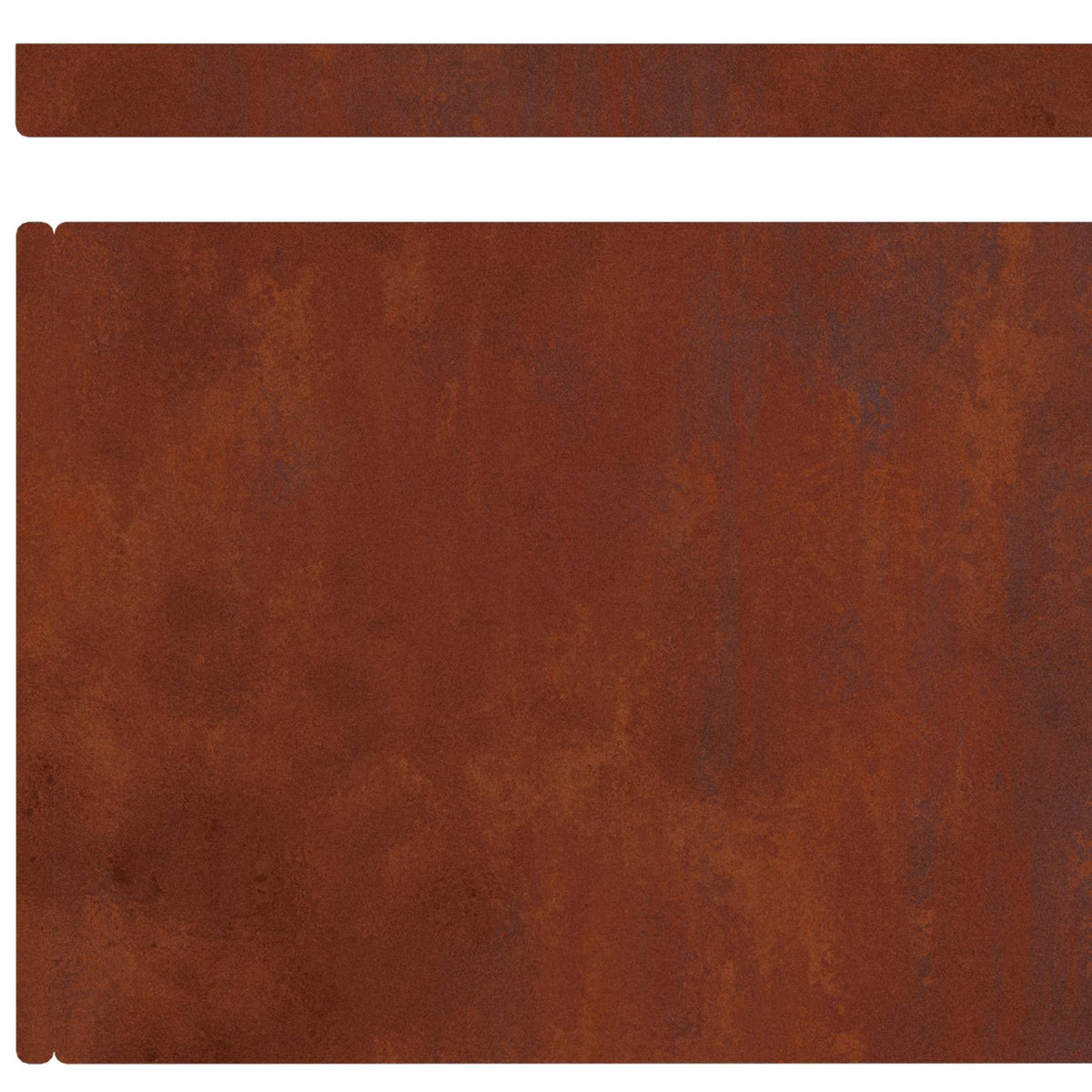 Plænekant 4 stk. 450 x 20 cm Cortenstål Rusten