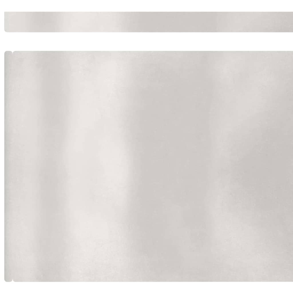 Plænekant 450 x 25 cm Rustfrit stål Sølv