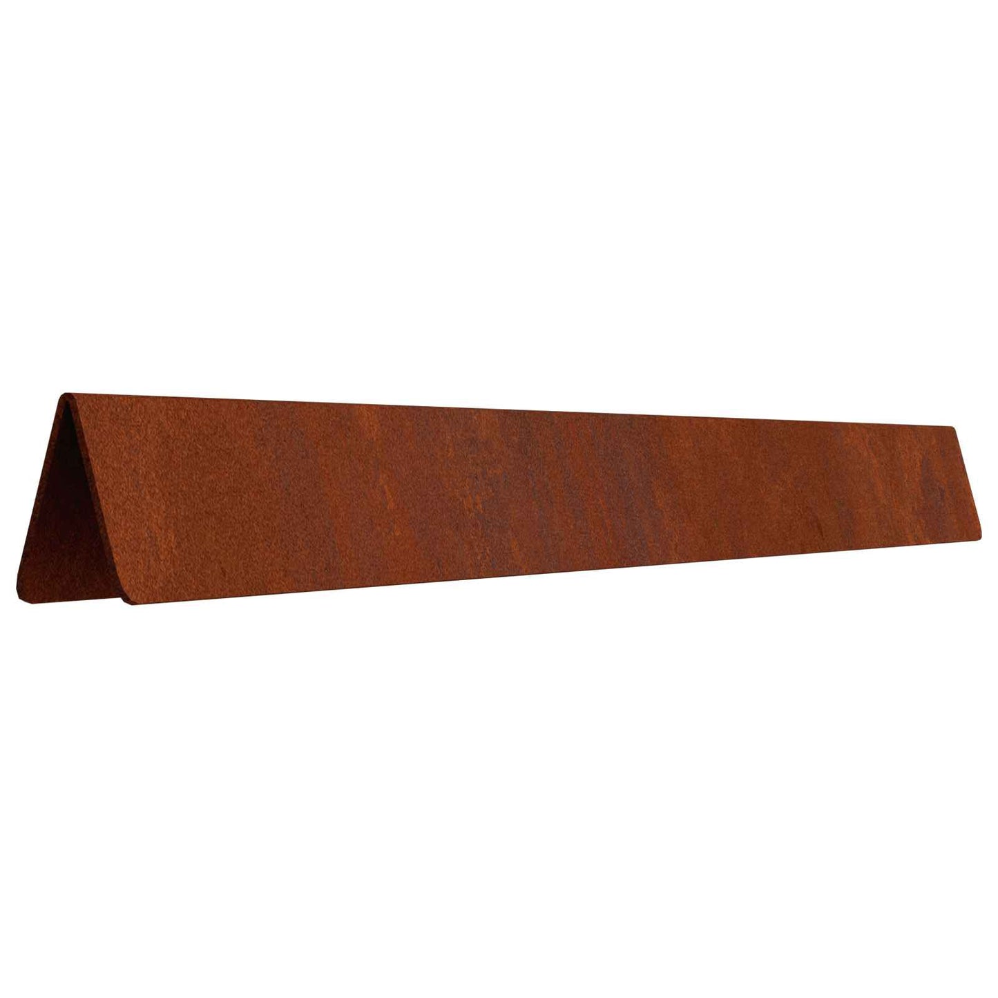 Plænekant 4 stk. 450 x 25 cm Cortenstål Rusten