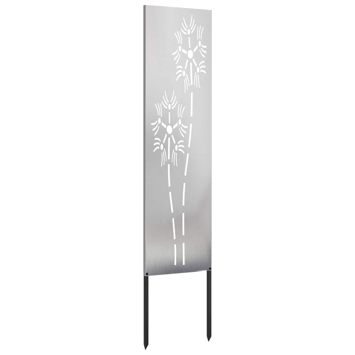 Have privatliv skærm Fretwork Sølv 32 x 140 cm Rustfrit stål