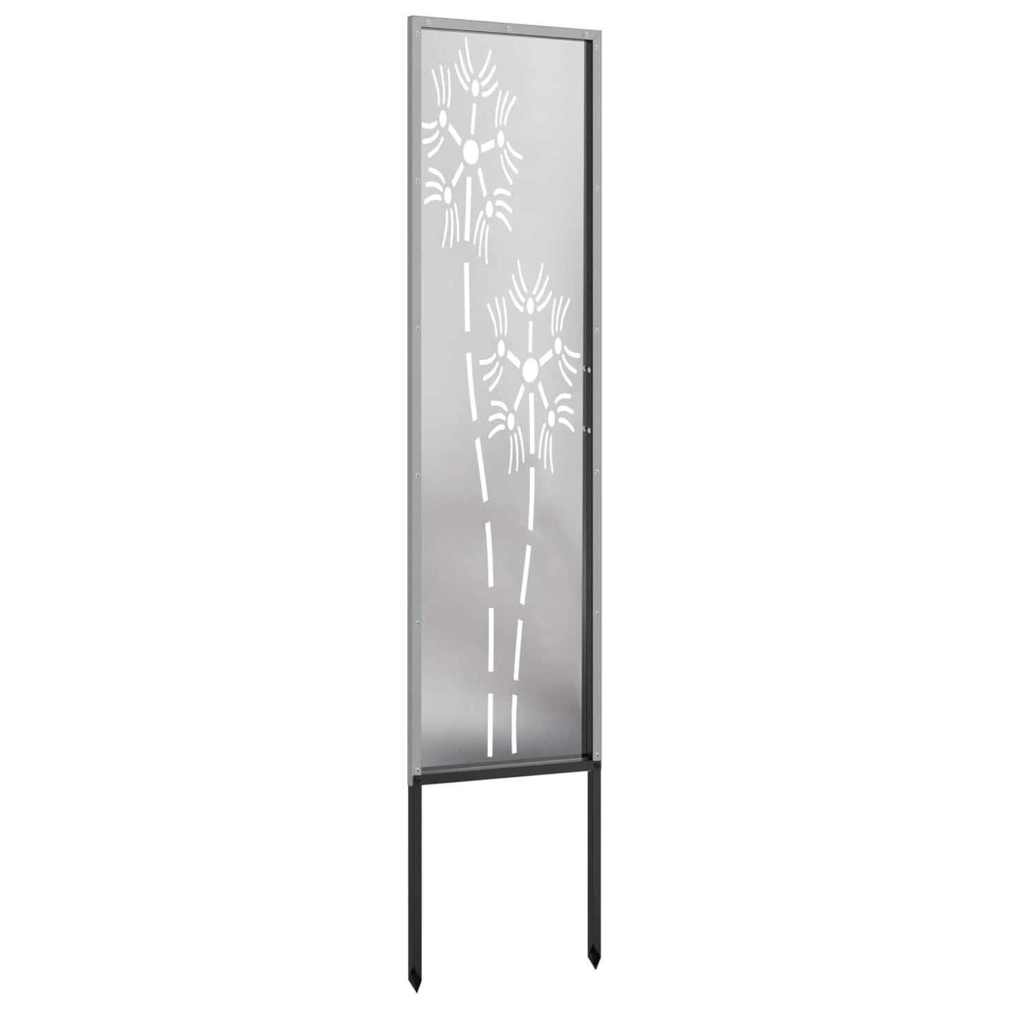 Have privatliv skærm Fretwork Sølv 32 x 140 cm Rustfrit stål