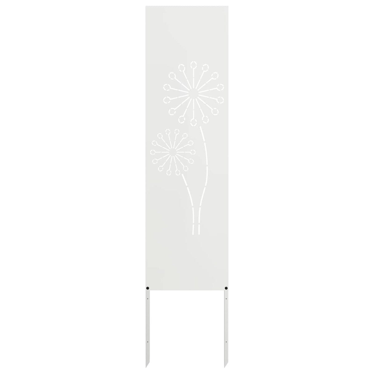 Have privatliv skærm Fretwork Hvid 32 x 140 cm Koldvalset stål