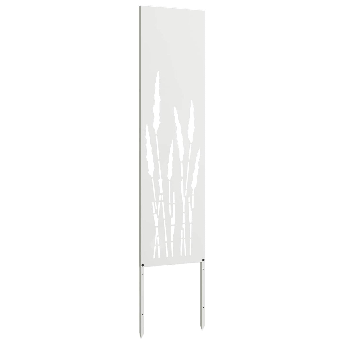 Have privatliv skærm Fretwork Hvid 32 x 140 cm Koldvalset stål