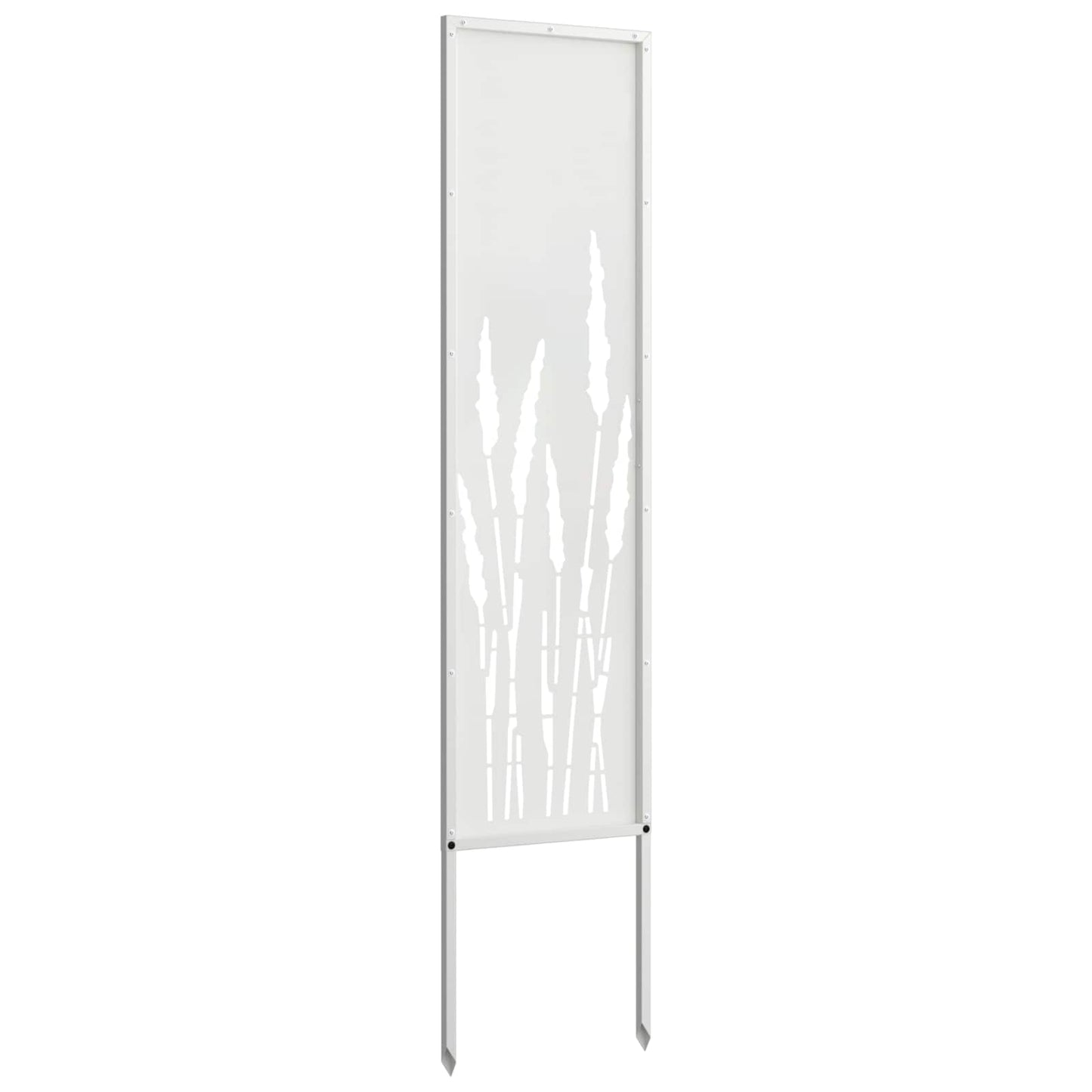 Have privatliv skærm Fretwork Hvid 32 x 140 cm Koldvalset stål
