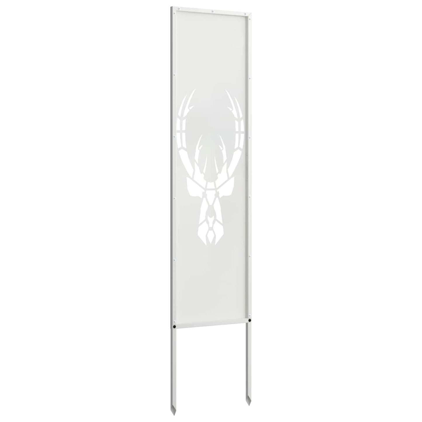 Have privatliv skærm Dyreprint Hvid 32 x 140 cm Koldvalset stål