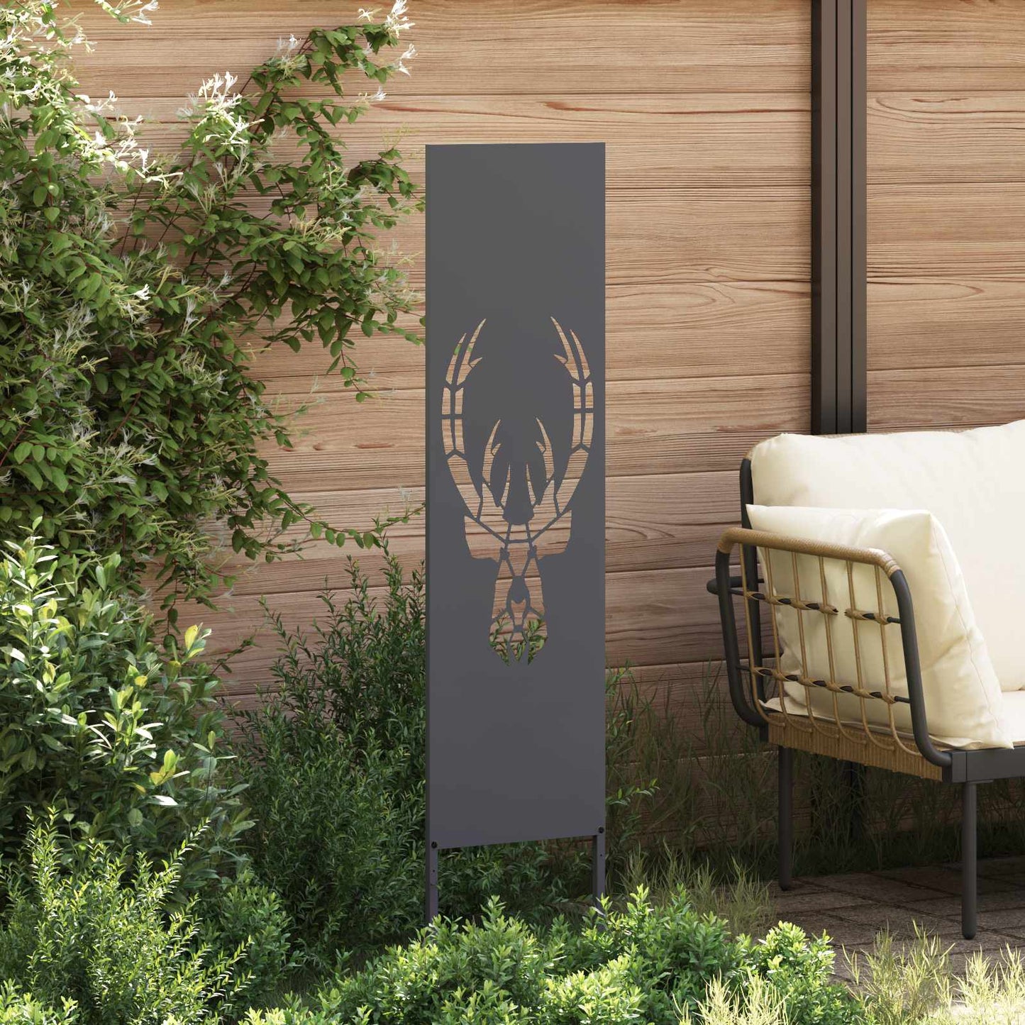 Have privatliv skærm Antracit 32 x 140 cm Koldvalset stål
