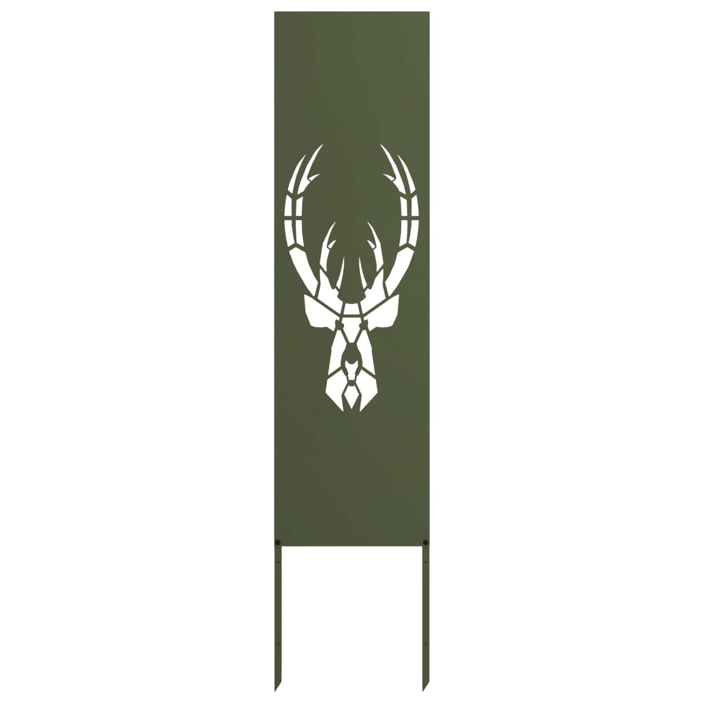 Have privatliv skærm Olivengrøn 32 x 140 cm Koldvalset stål