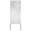Have privatliv skærm Sølv 50 x 140 cm Galvaniseret stål