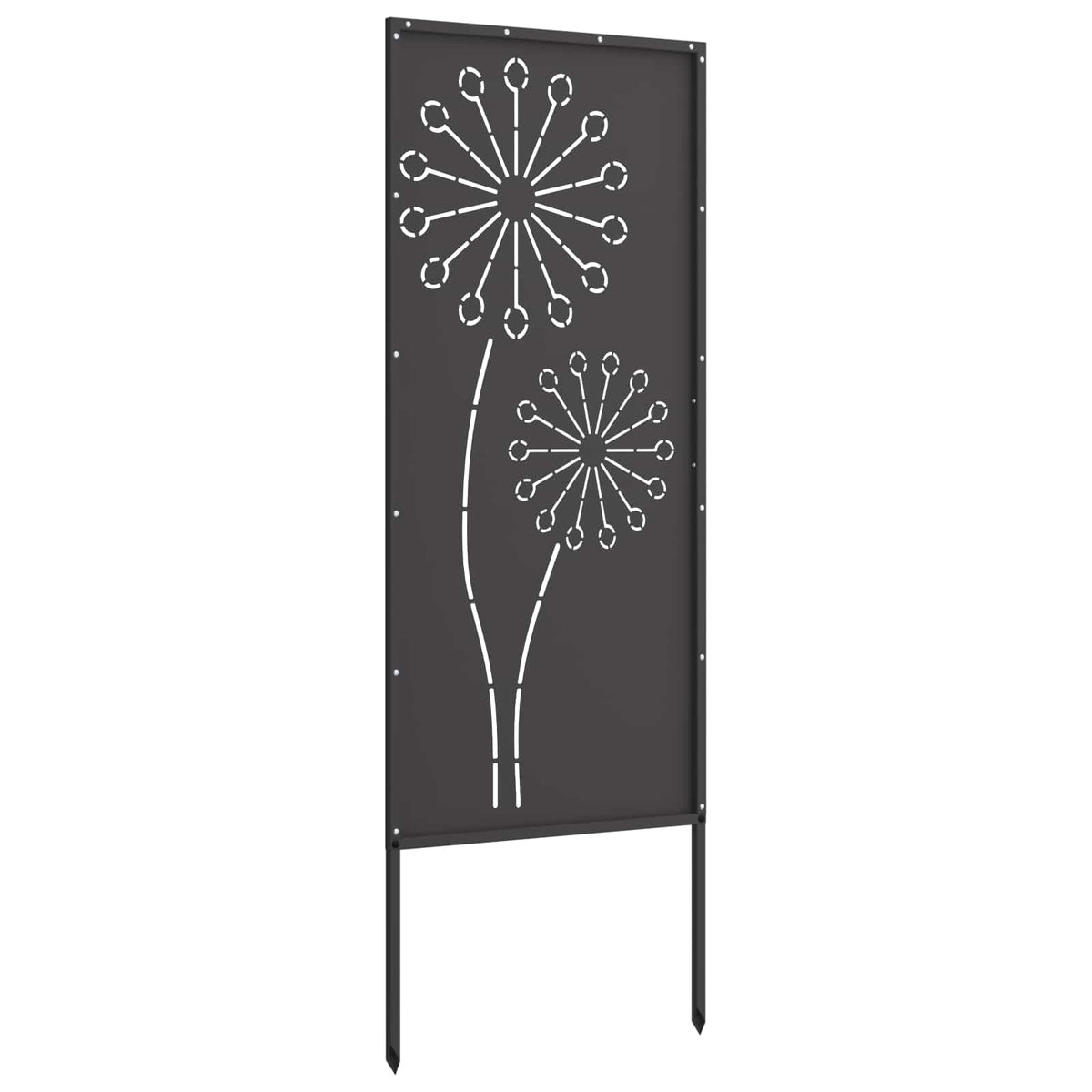 Have privatliv skærm Fretwork Sort 50 x 140 cm Koldvalset stål