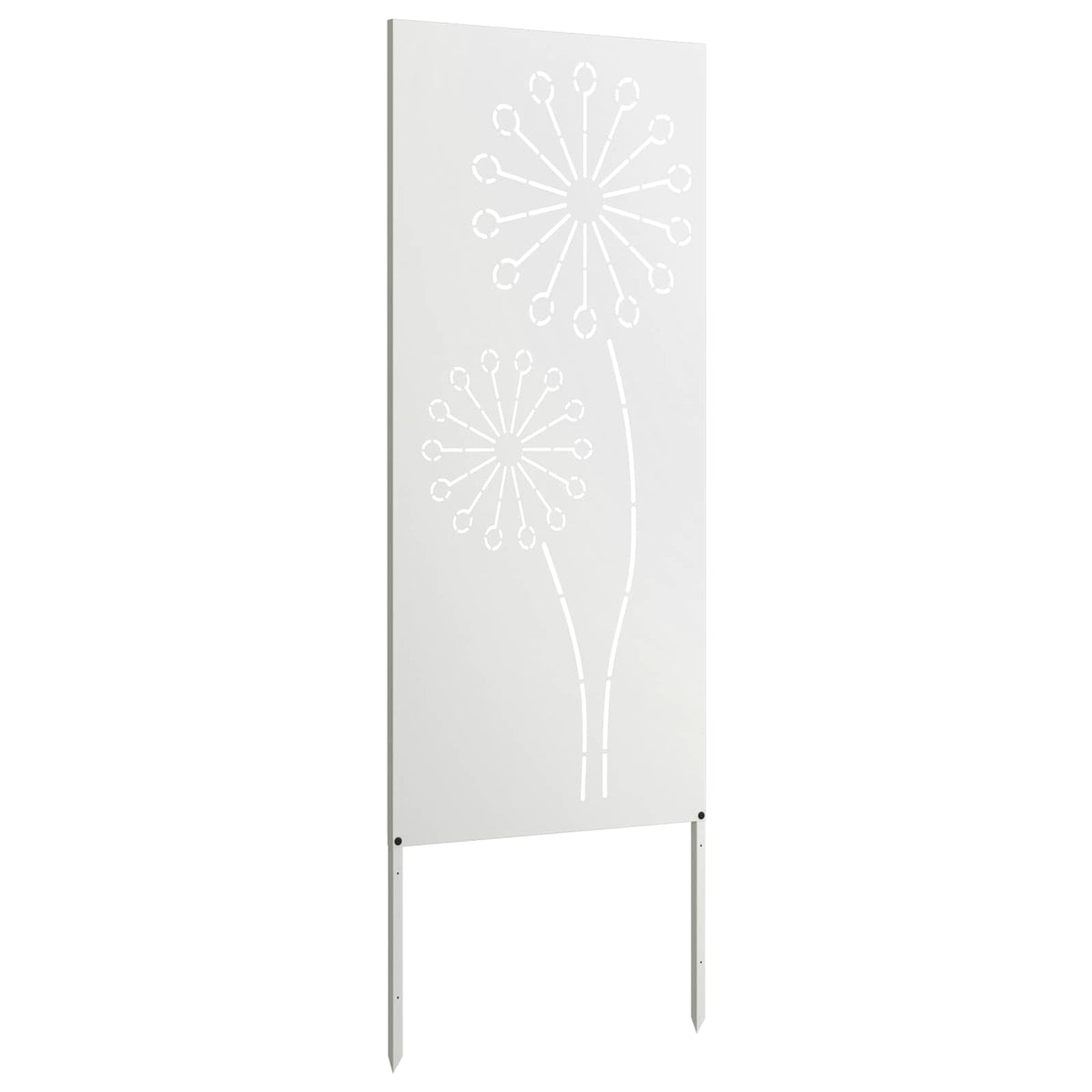 Have privatliv skærm Fretwork Hvid 50 x 140 cm Koldvalset stål