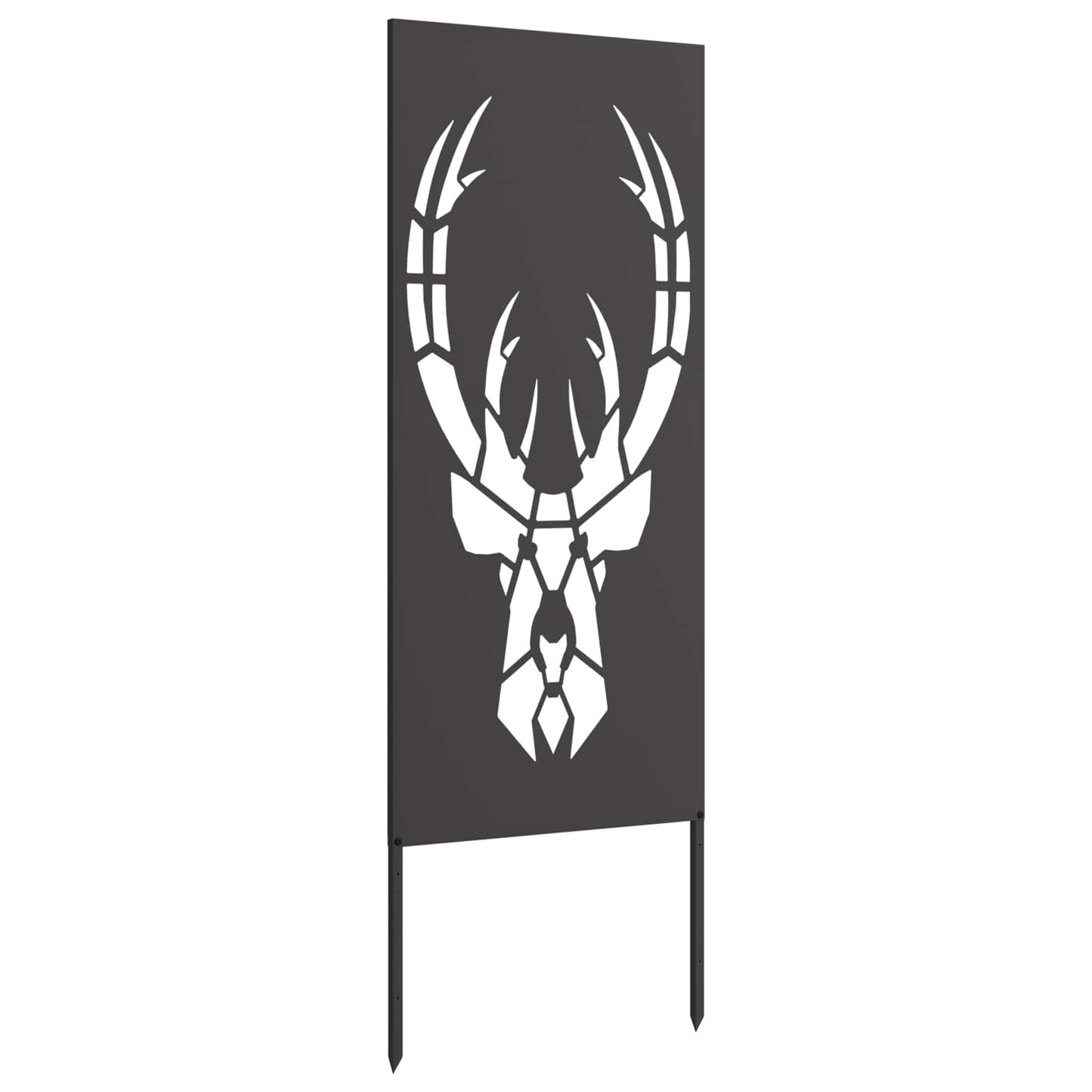 Have privatliv skærm Dyreprint Sort 50 x 140 cm Koldvalset stål