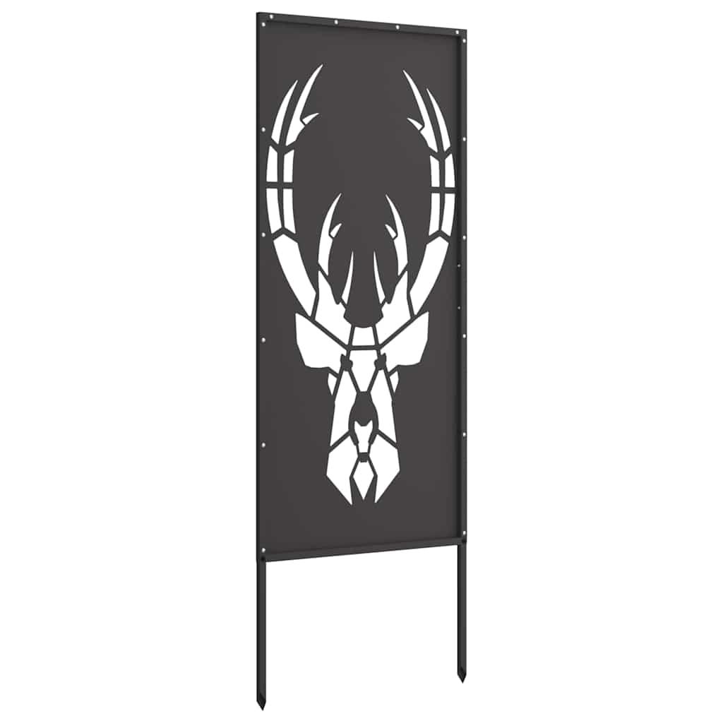 Have privatliv skærm Dyreprint Sort 50 x 140 cm Koldvalset stål