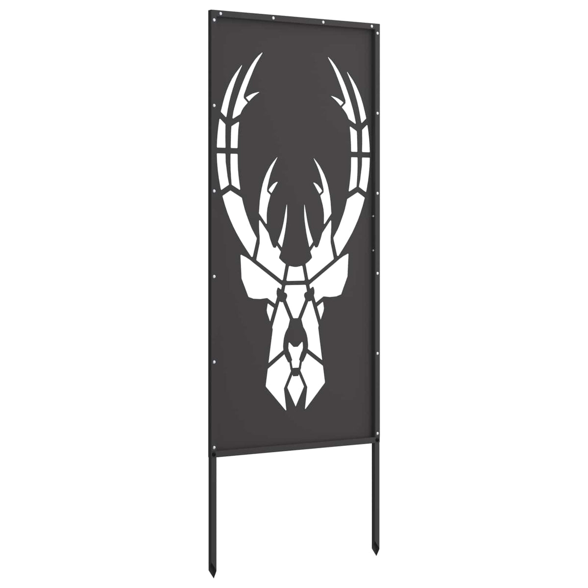 Have privatliv skærm Dyreprint Sort 50 x 140 cm Koldvalset stål