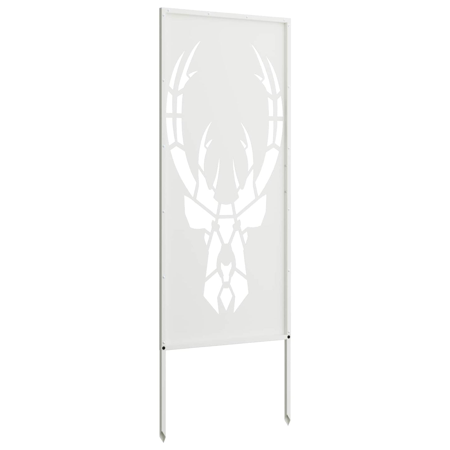 Have privatliv skærm Dyreprint Hvid 50 x 140 cm Koldvalset stål