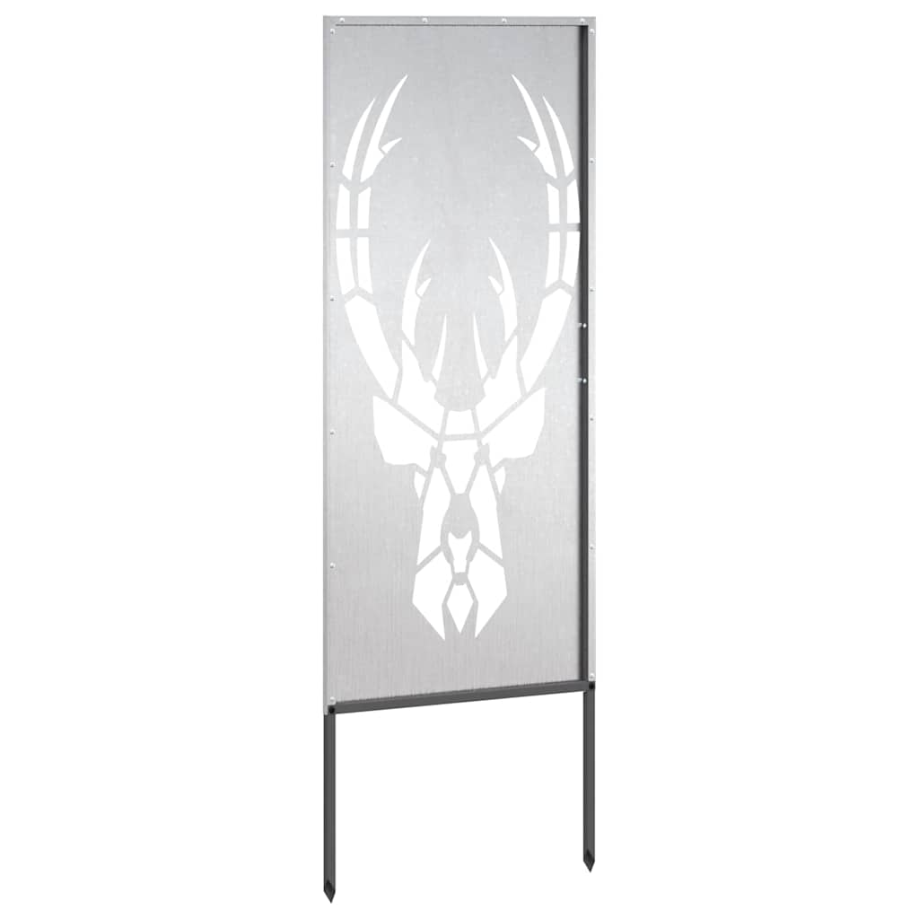 Have privatliv skærm Dyreprint Sølv 50 x 140 cm Rustfrit stål