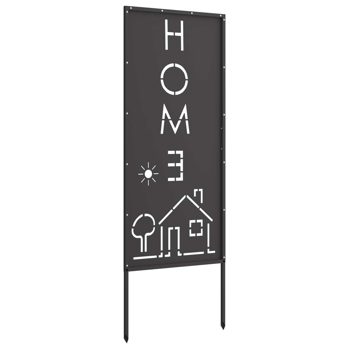 Have privatliv skærm Fretwork Sort 50 x 140 cm Koldvalset stål