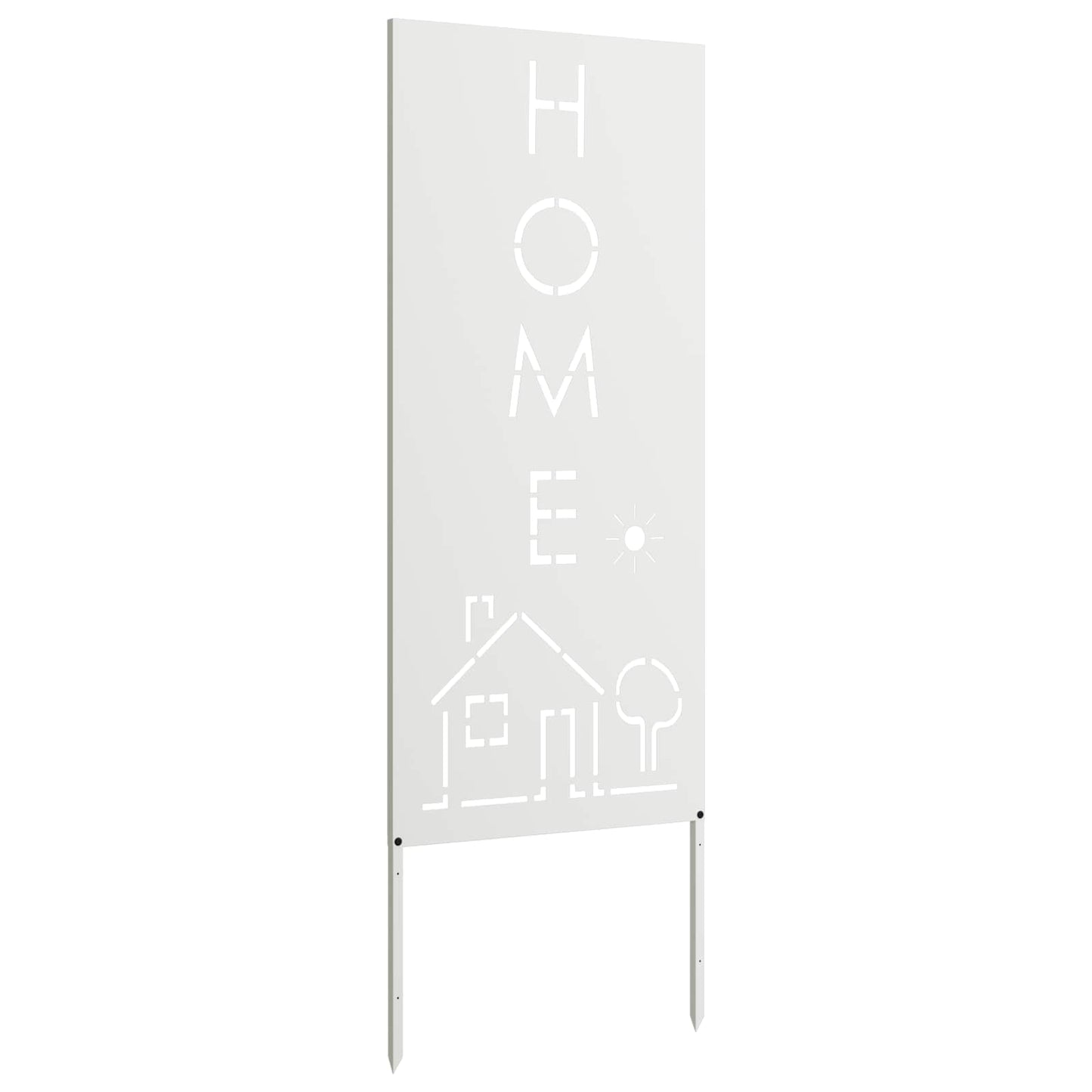 Have privatliv skærm Fretwork Hvid 50 x 140 cm Koldvalset stål