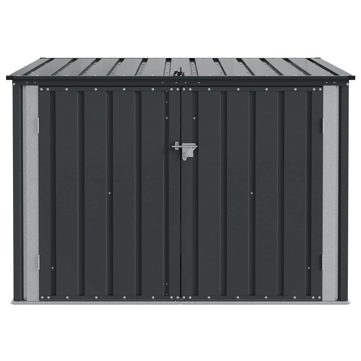 Have Opbevaringskasse Sort 151,5 x 107 x 100 cm Stål