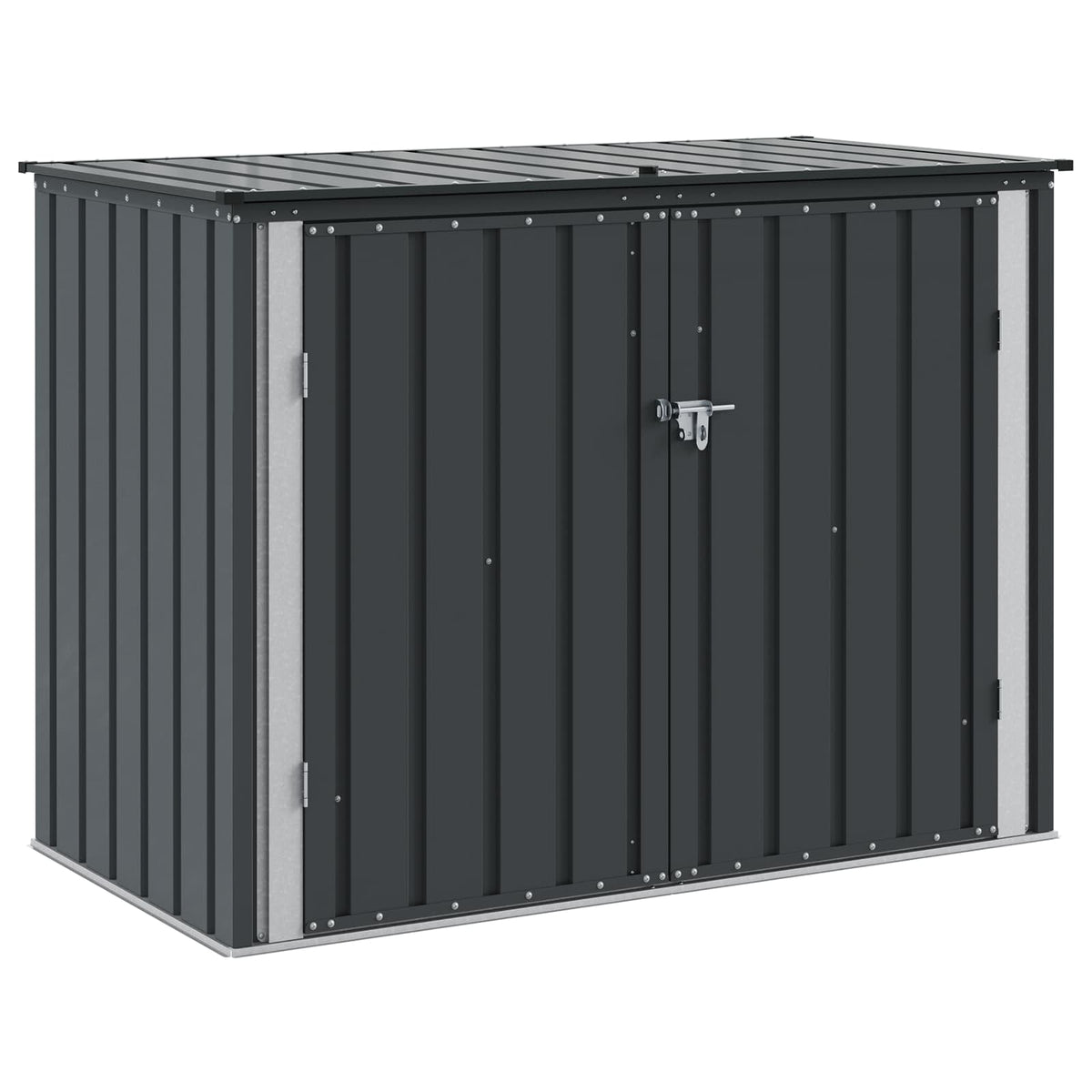 Have Opbevaringskasse Sort 151,5 x 82 x 110,5 cm Stål