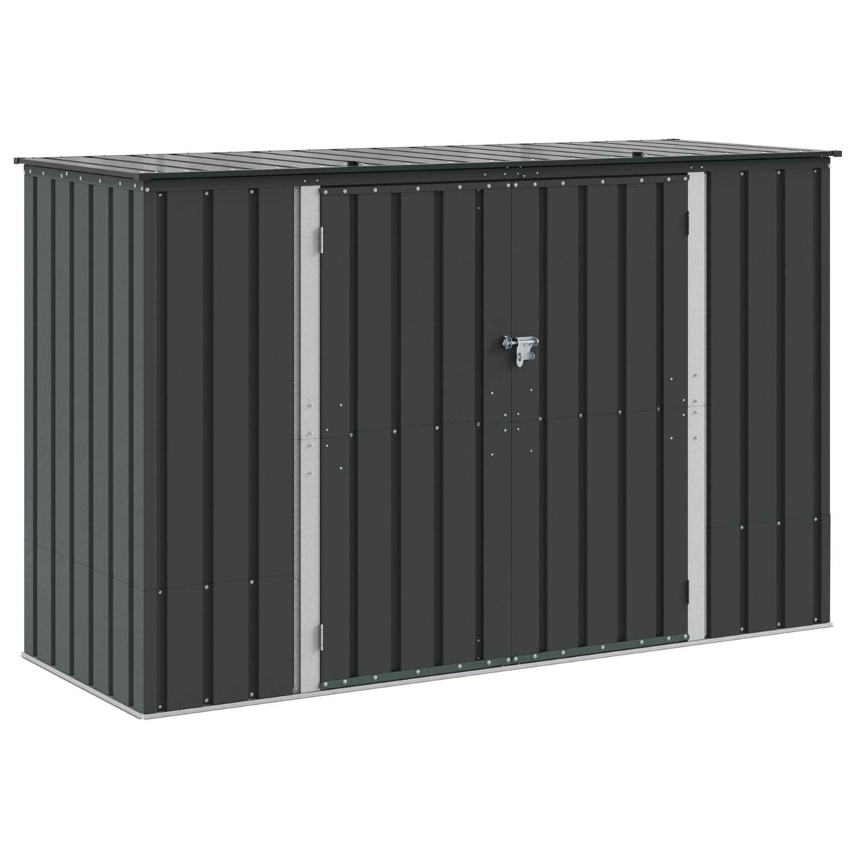 Have Opbevaringskasse Sort 214 x 82 x 132 cm Stål