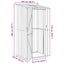 Haveskure Antracit 103 x 86 x 200 cm Metal