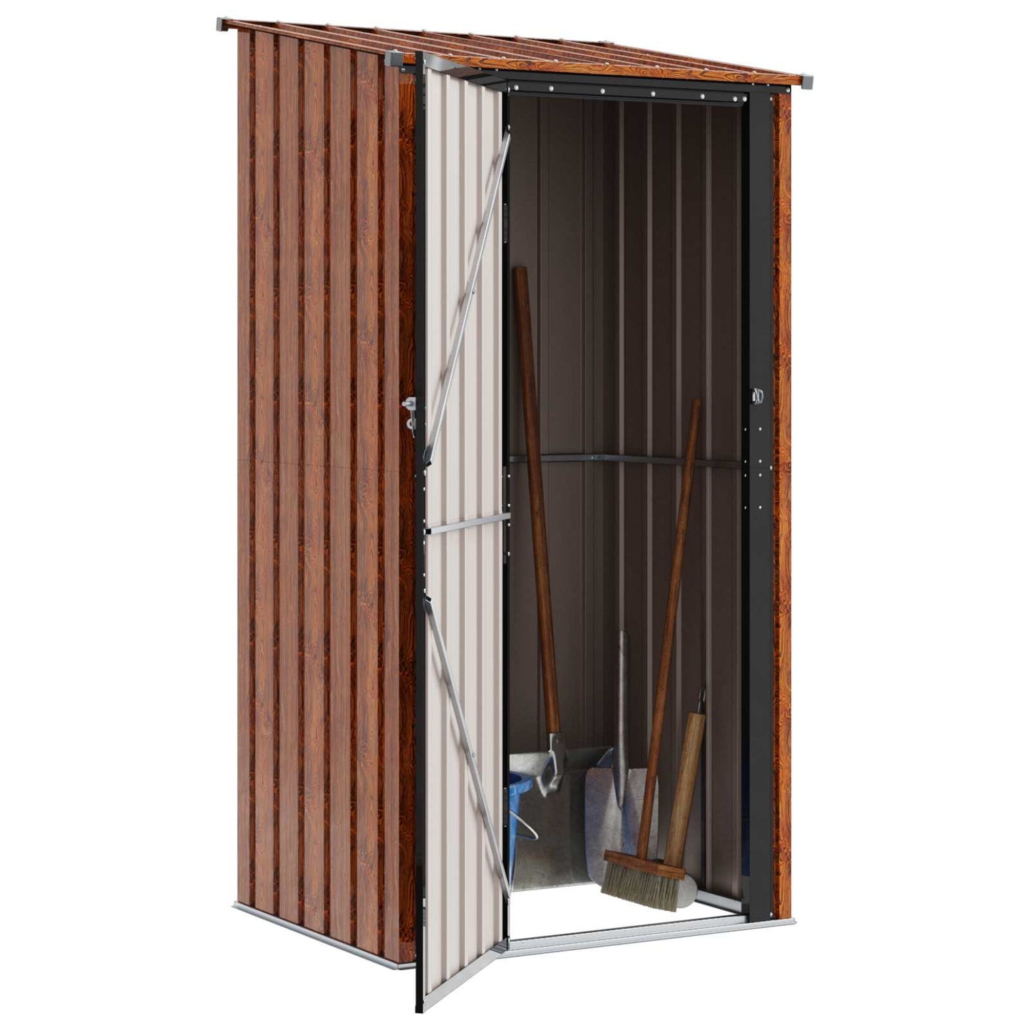 Haveskure Brun 103 x 86 x 200 cm Metal