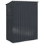Haveskure Antracit 153,5 x 86 x 200 cm Metal