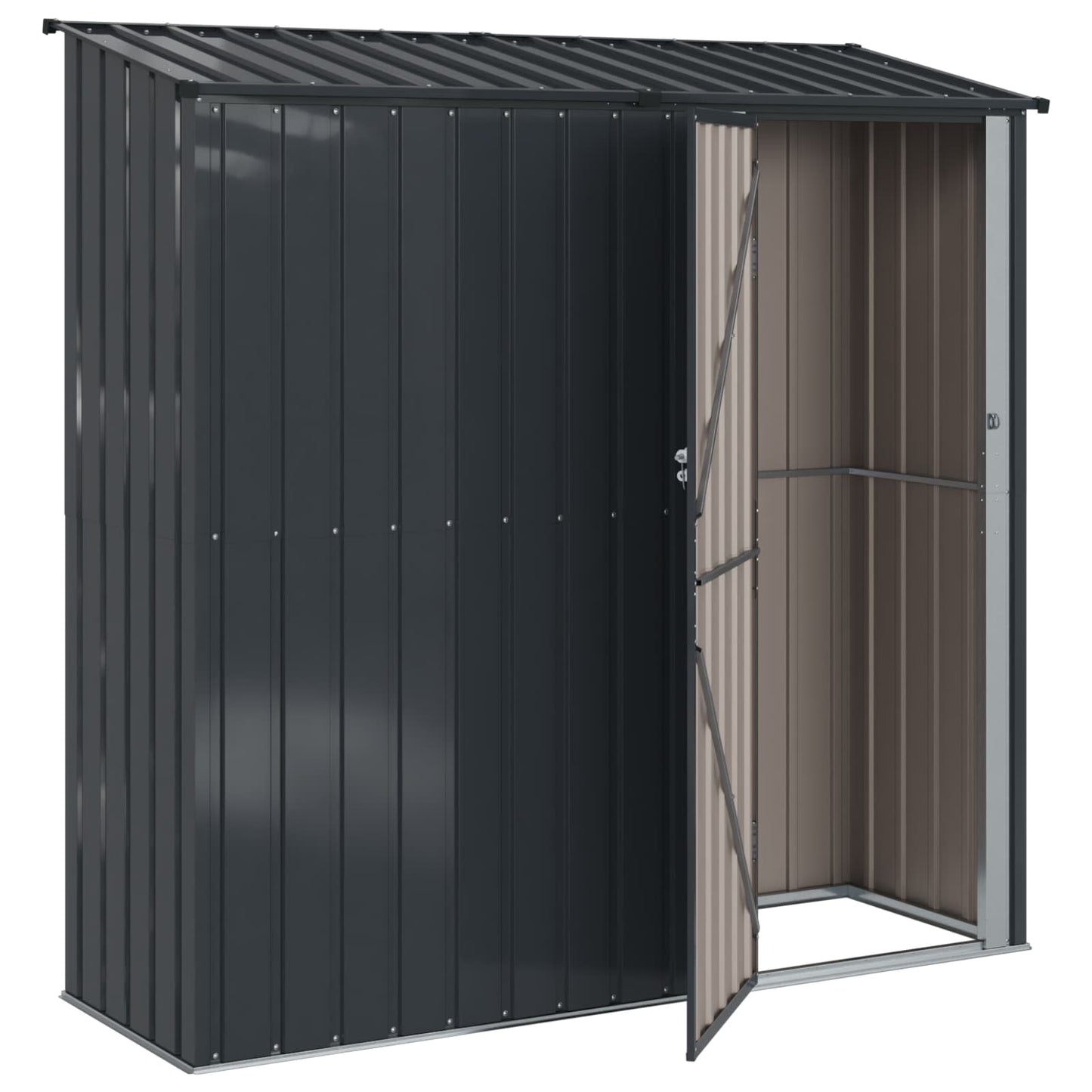 Haveskure Antracit 203,5 x 73 x 200 cm Metal