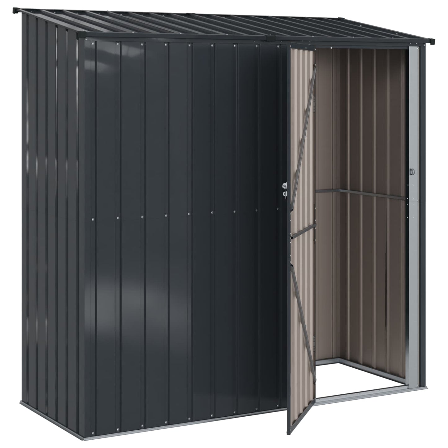 Haveskure Antracit 203 x 85,5 x 200 cm Metal