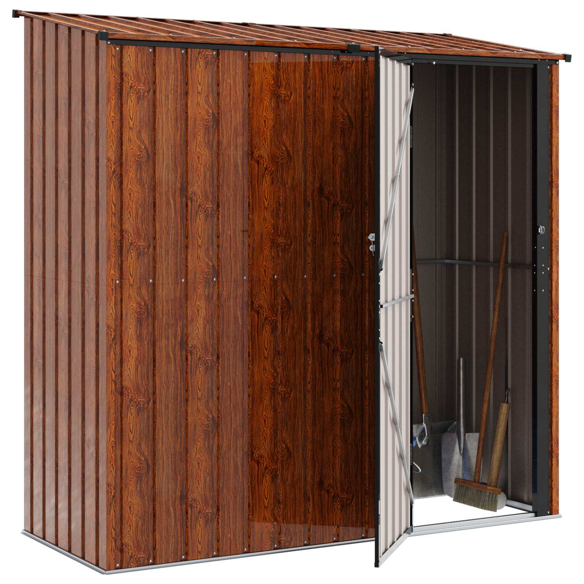 Haveskure Brun 203 x 85,5 x 200 cm Metal