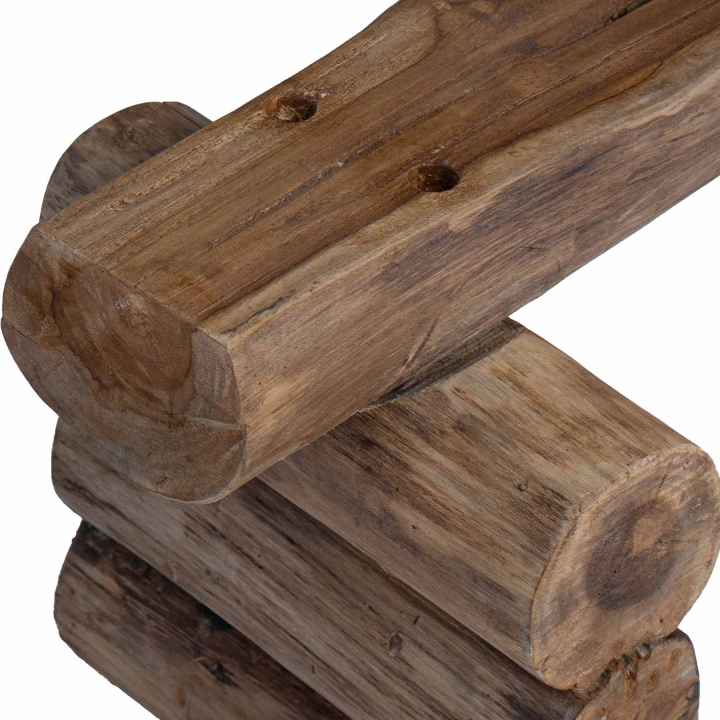 bænk Naturfarvet 110 x 30 x 34 cm Massiv Teaktræ