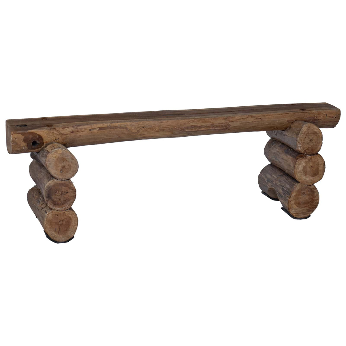 bænk Naturfarvet 110 x 30 x 34 cm Massiv Teaktræ