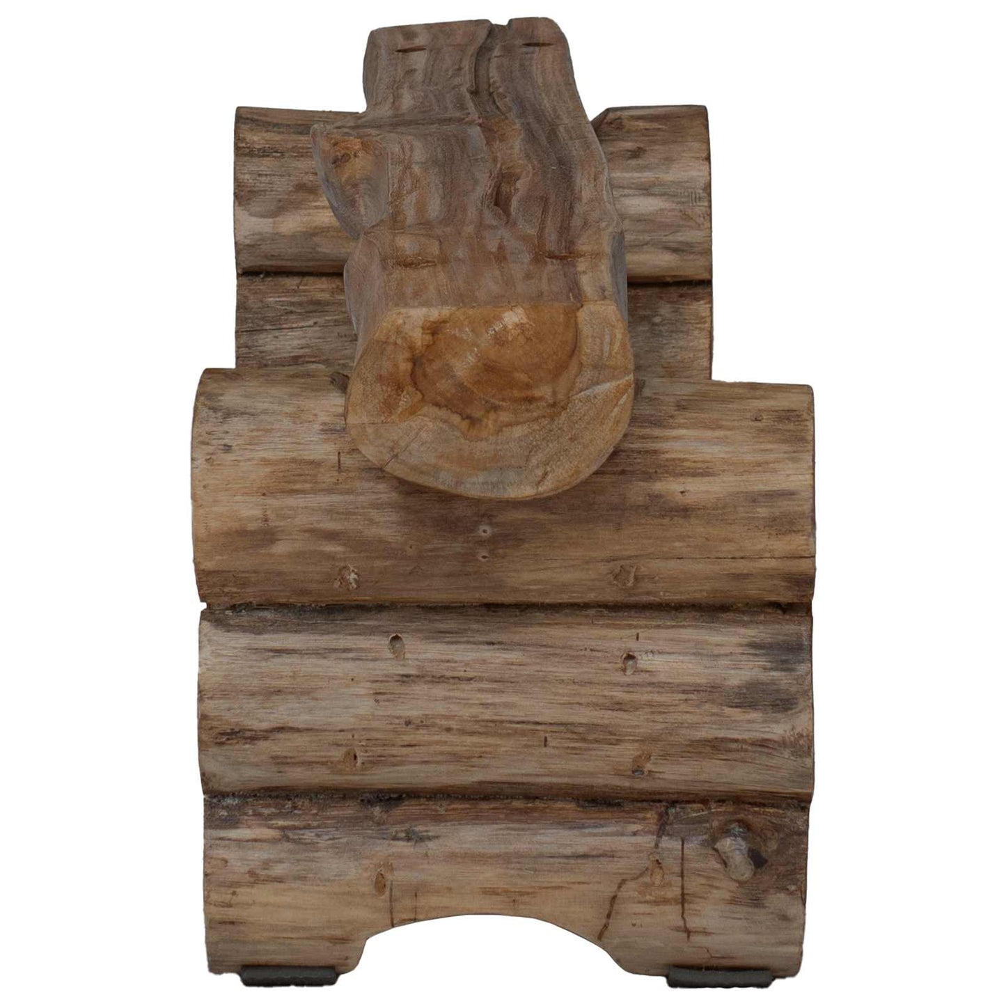 bænk Naturfarvet 110 x 30 x 34 cm Massiv Teaktræ