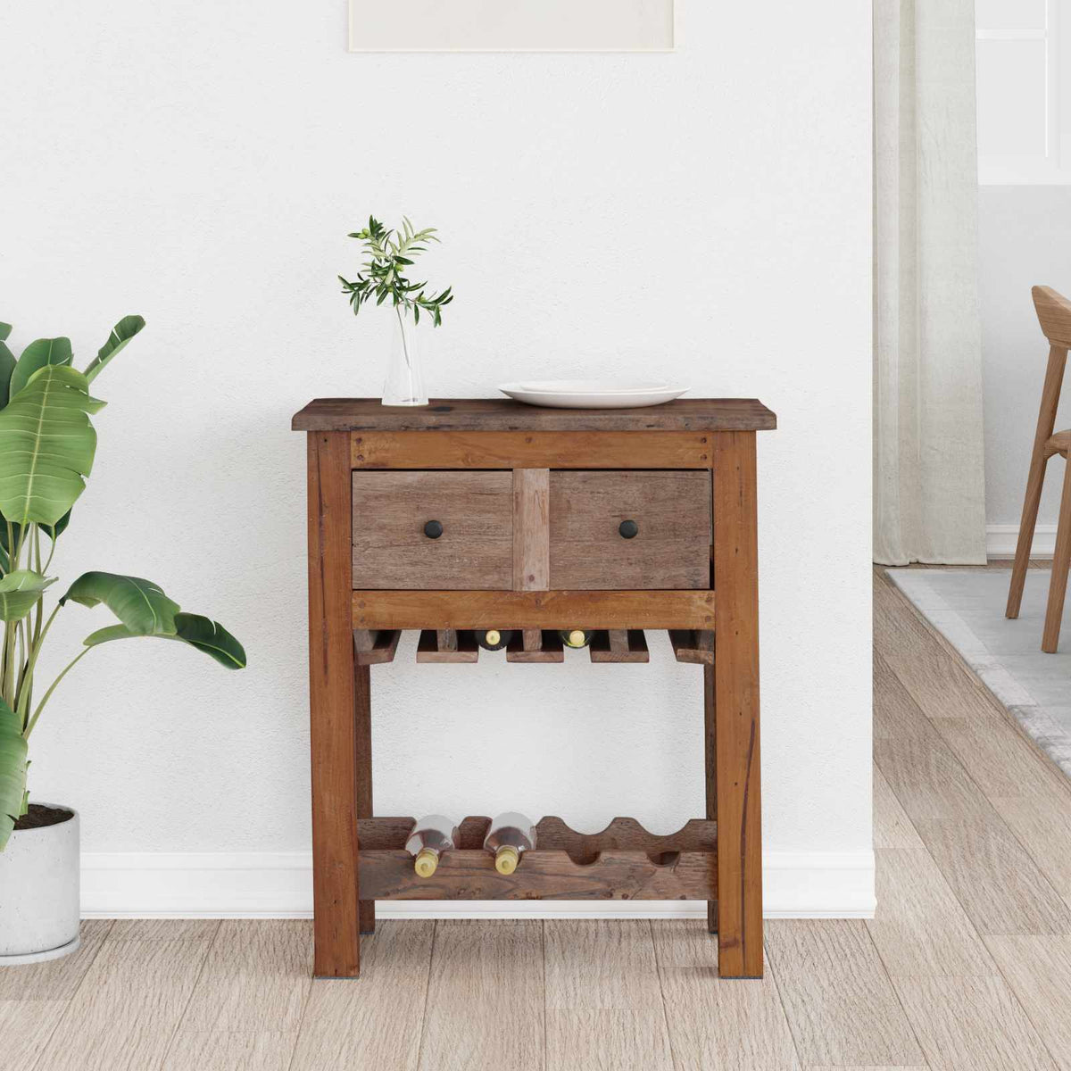 Kabinet Brun 60 x 30 x 70 cm Solid genbrugs træ
