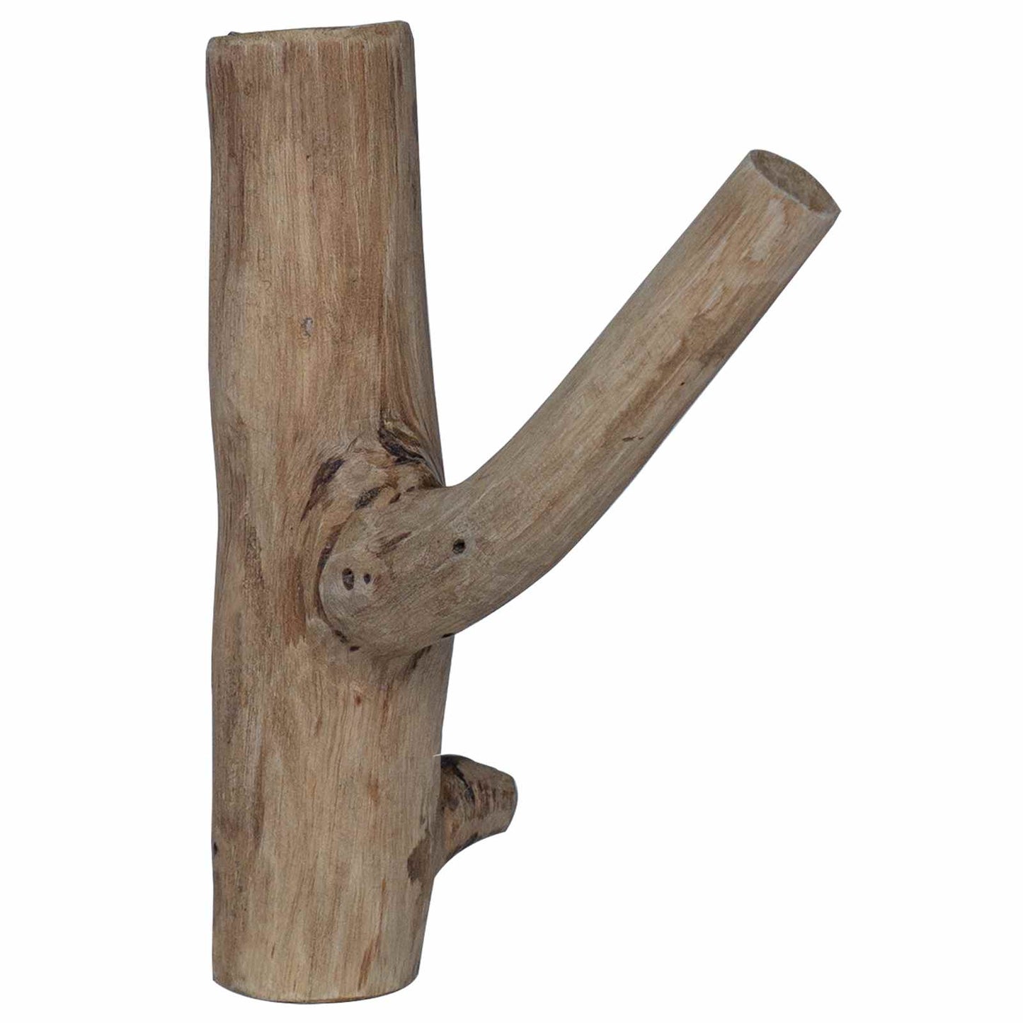Krog Brun 4 x 4 x 14 cm Solid genbrugs træ