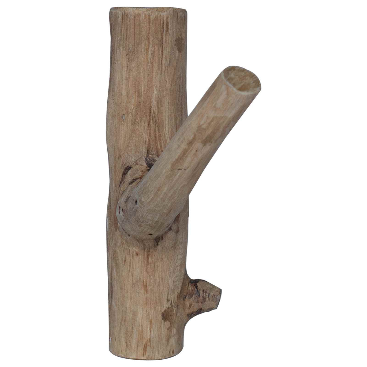 Krog Brun 4 x 4 x 14 cm Solid genbrugs træ