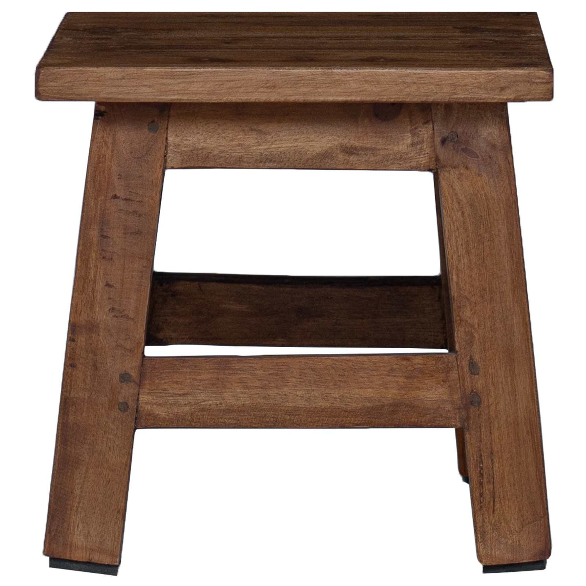 Taburet Naturfarvet 26 x 26 x 26 cm Mahogni Træ