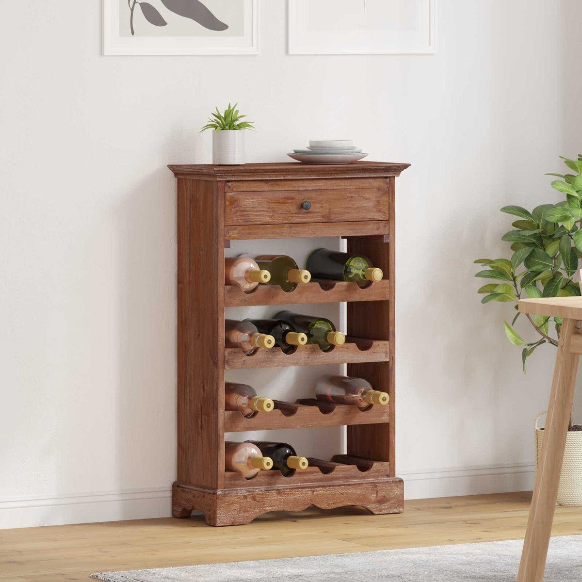 Vinfad 55 x 23 x 85 cm Massiv Mahogni