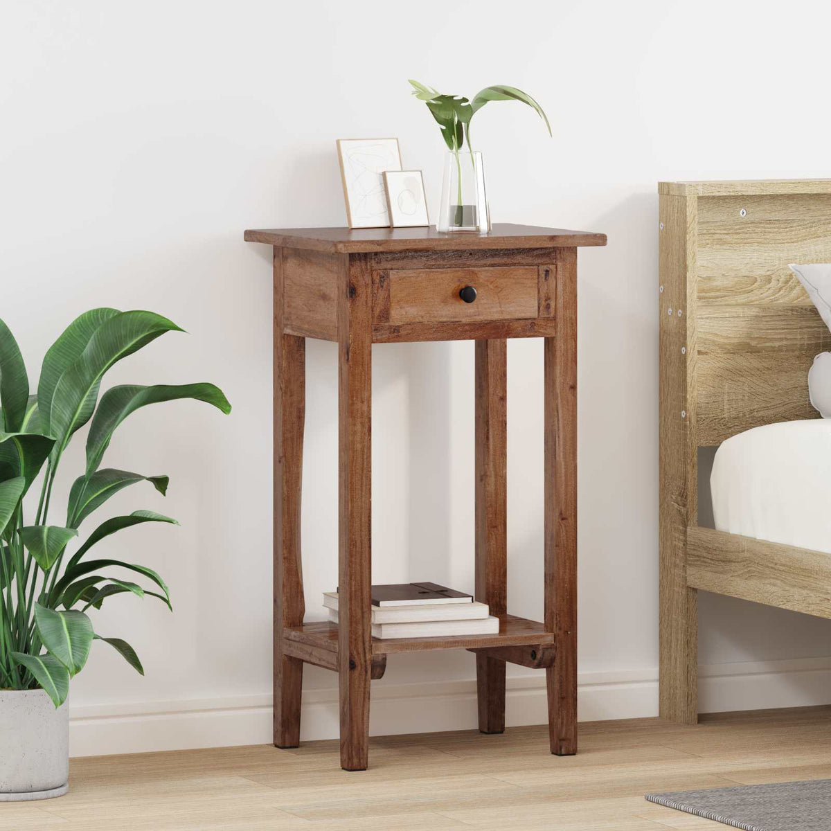 Planteholder Brun 40 x 30 x 70 cm Mahogni Træ