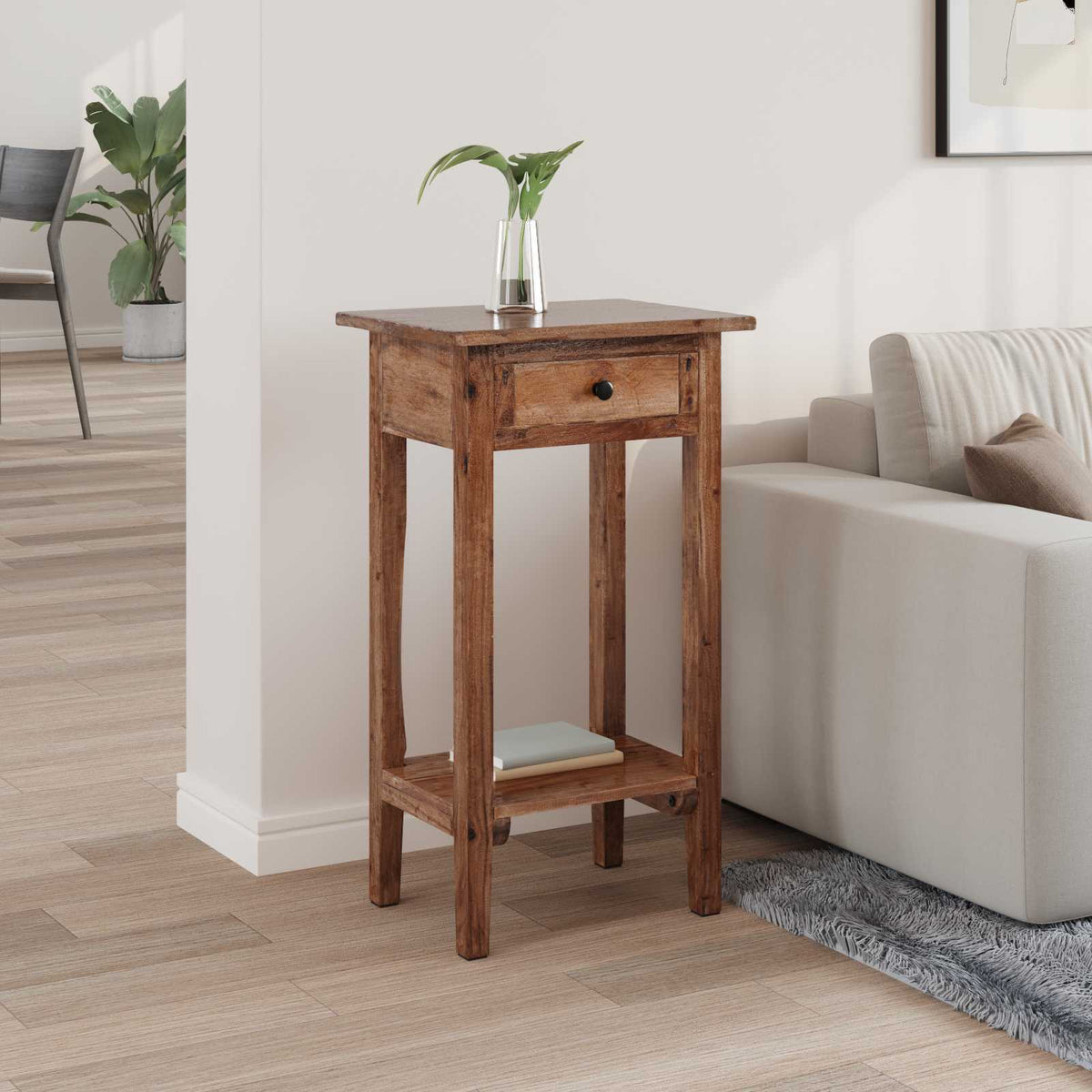 Planteholder Brun 40 x 30 x 70 cm Mahogni Træ