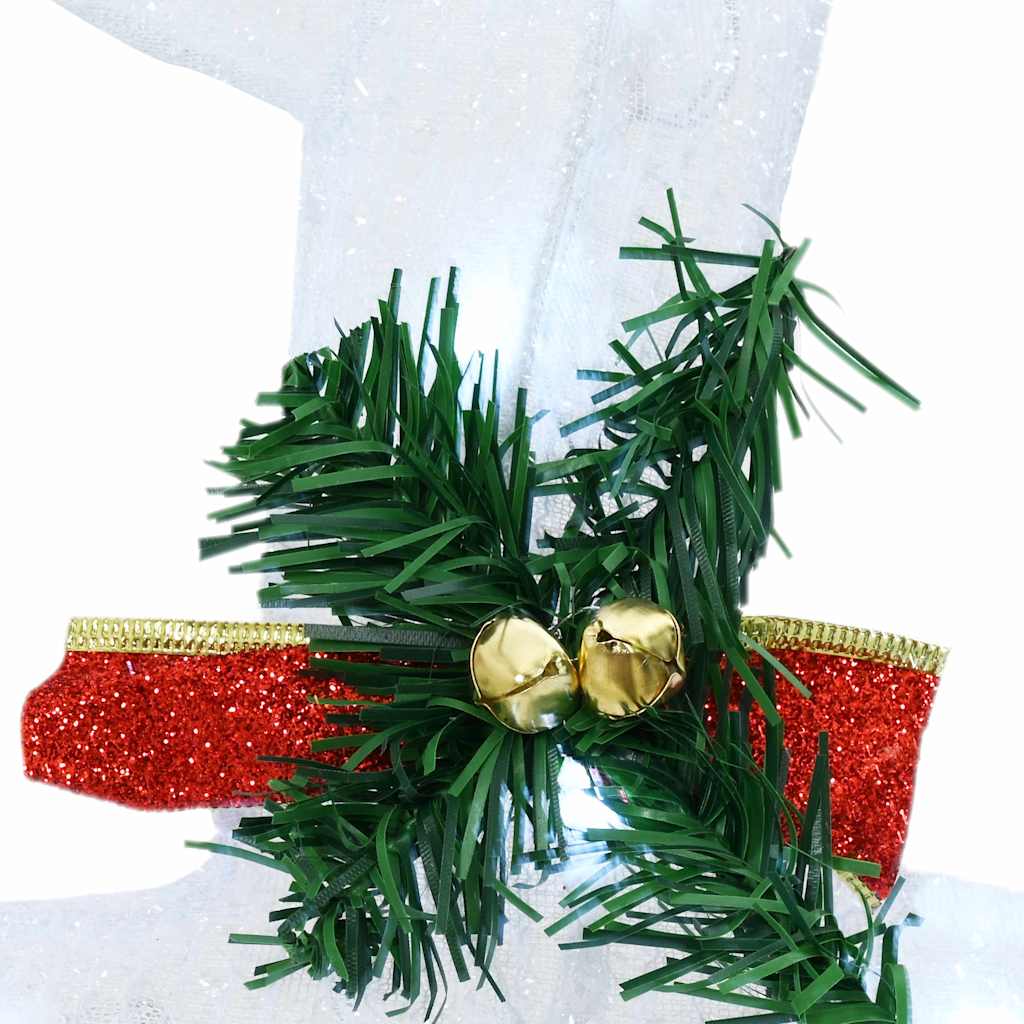 LED Rensdyr 7 stk. Hvid 43 x 18 x 66 cm Stof