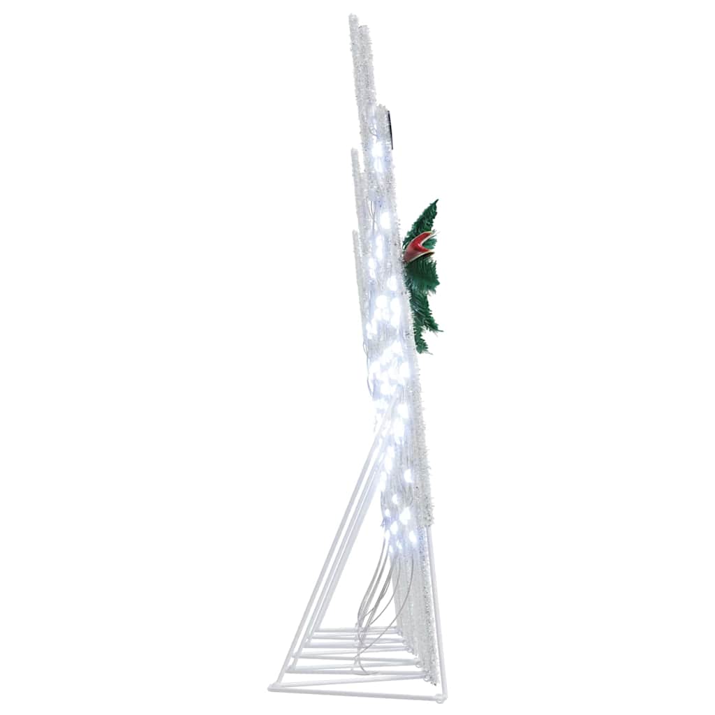 LED Rensdyr 6 stk. Sølv 45 x 19 x 65 cm Stof