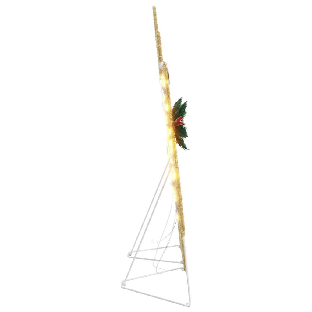 LED Rensdyr 2 stk. Varm hvid 45 x 19 x 65 cm Stof