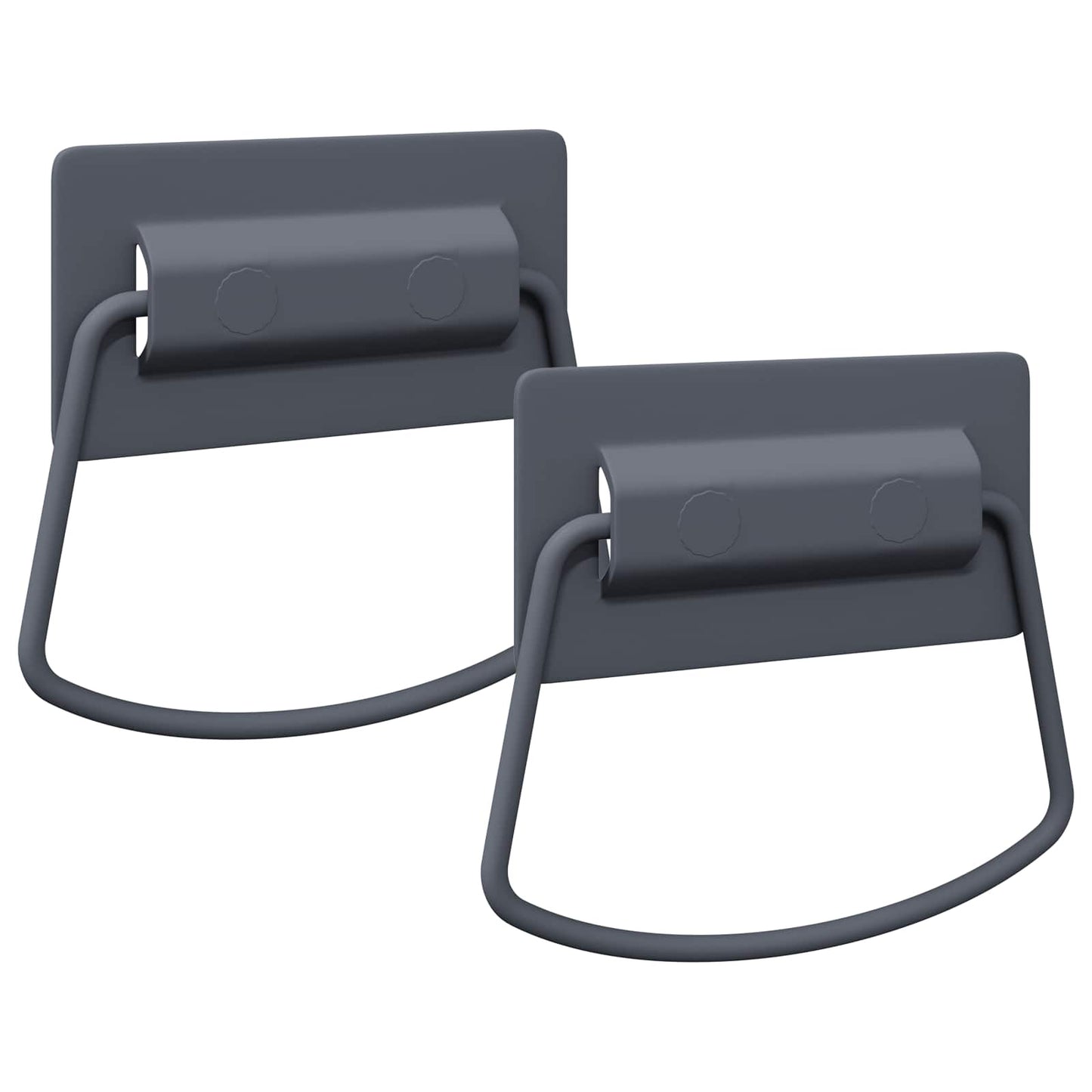 Skab Håndtag 2 stk. Antracit 85 x 45 mm Metal