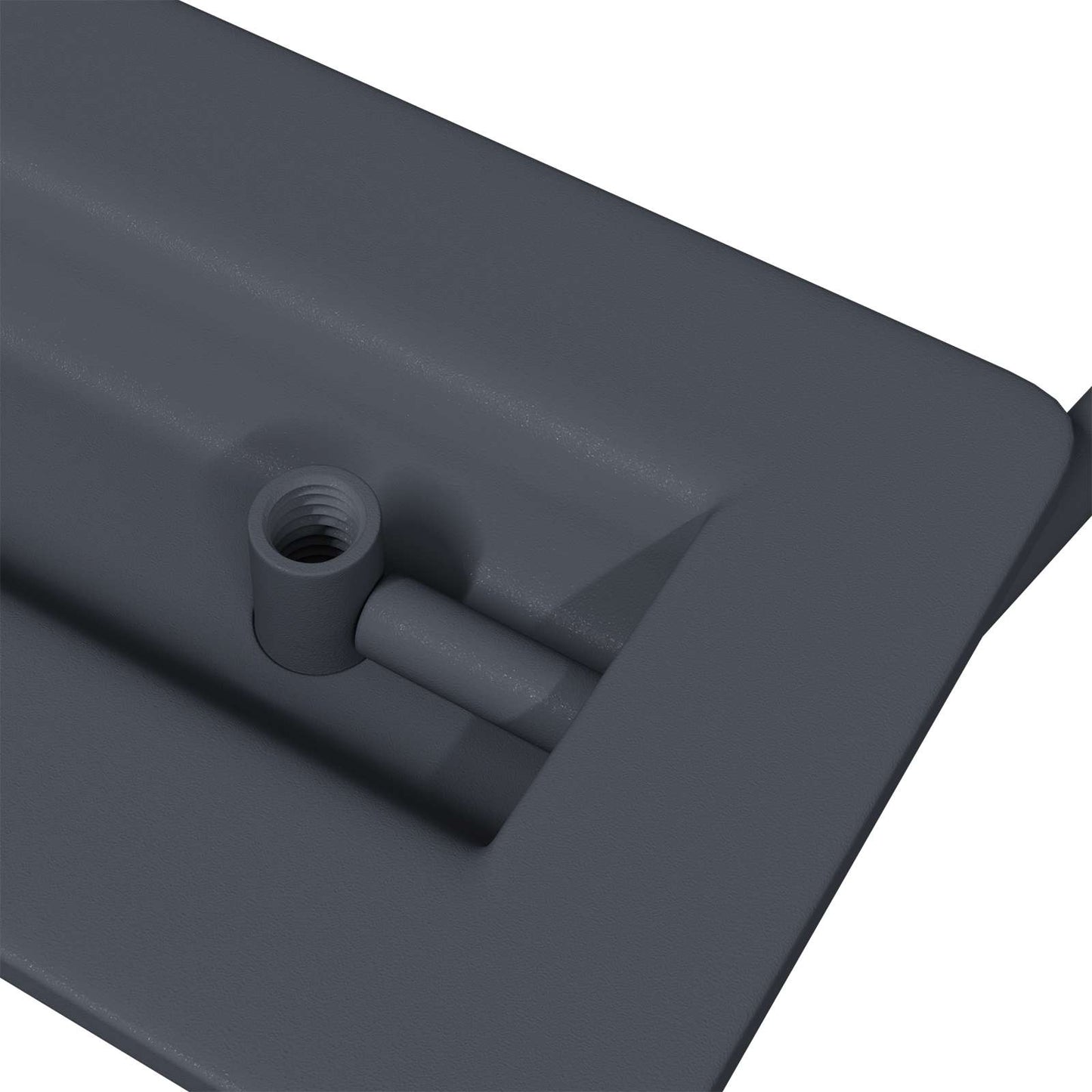Skab Håndtag 12 stk. Antracit 85 x 45 mm Metal
