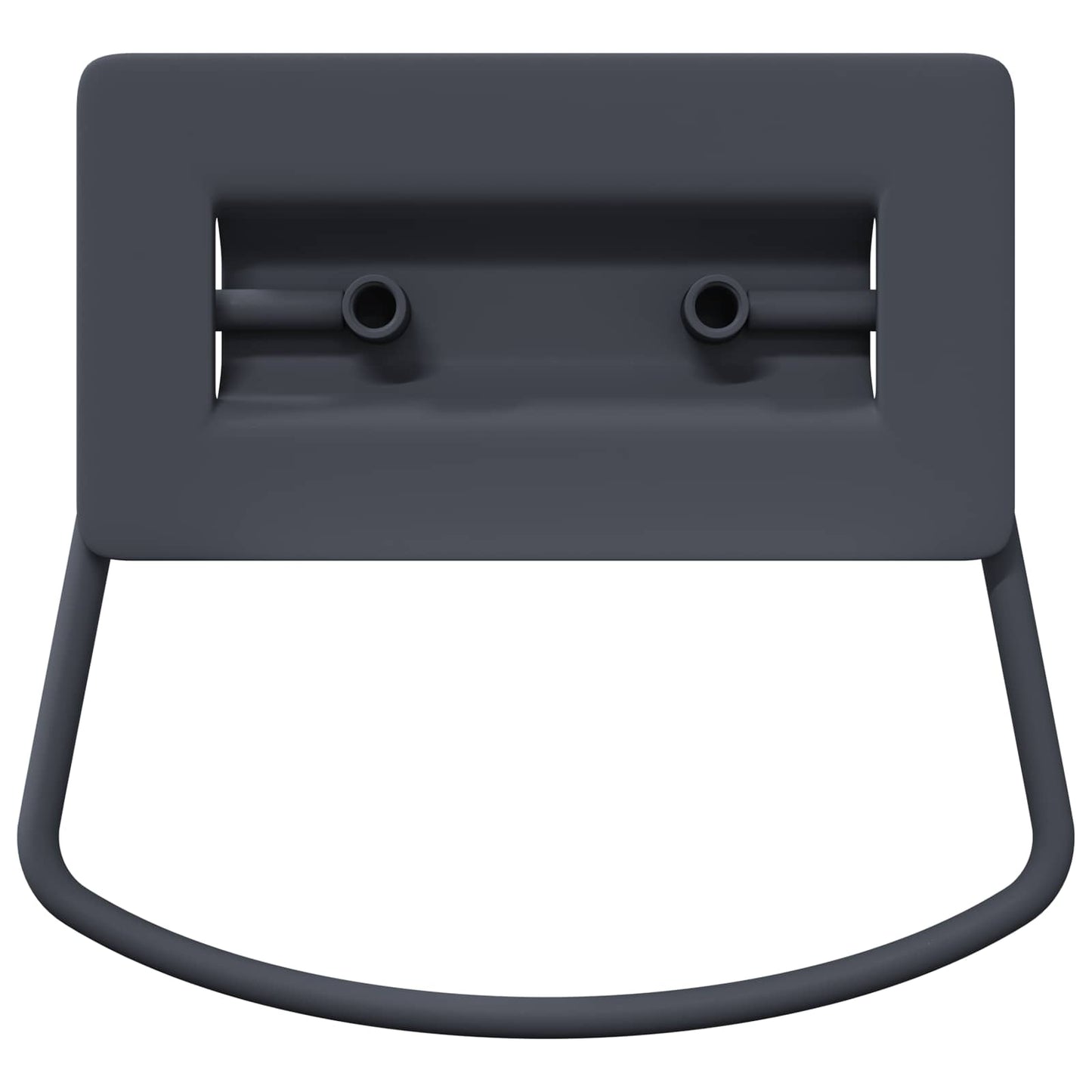 Skab Håndtag 12 stk. Antracit 85 x 45 mm Metal